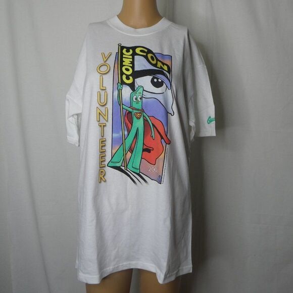 SDCC 2006 Gumby Volunteer T Shirt Comic Con Tee Md - Picture 1 of 8